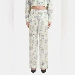 The Kooples Floral Print Pants NWT Size 0 / XS